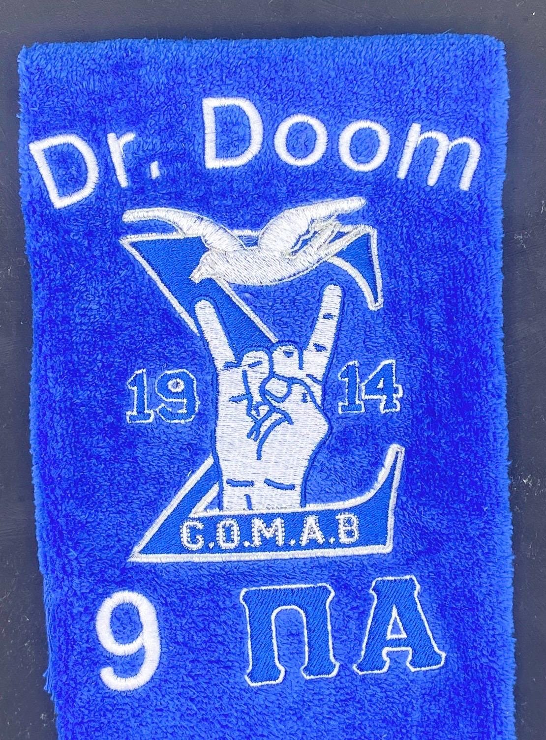Phi Beta Sigma GOMAB Legacy Towel – Custom Embroidered