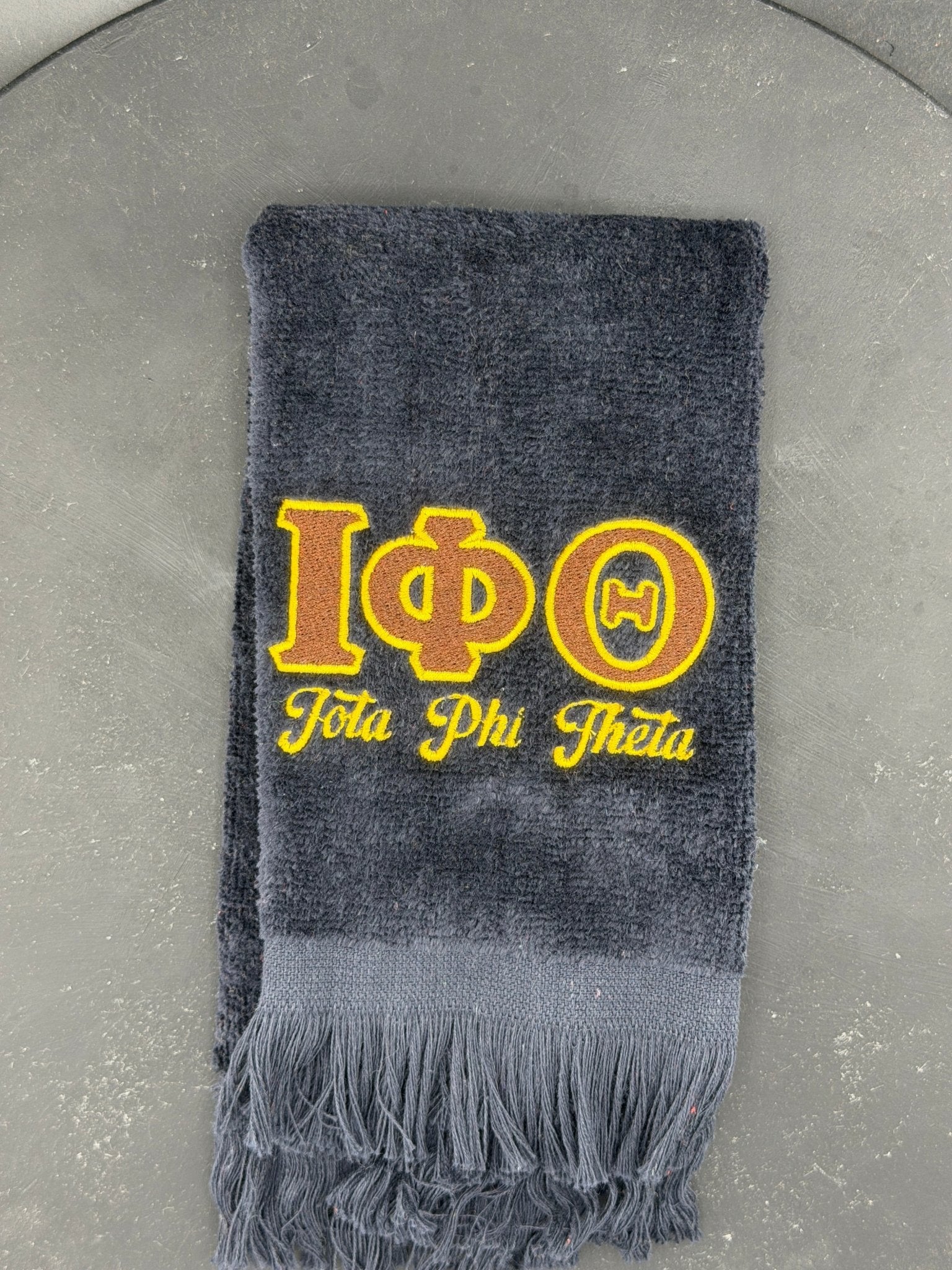 Iota Phi Theta Letters Series Embroidered Towel - West & Remount Custom Apparel
