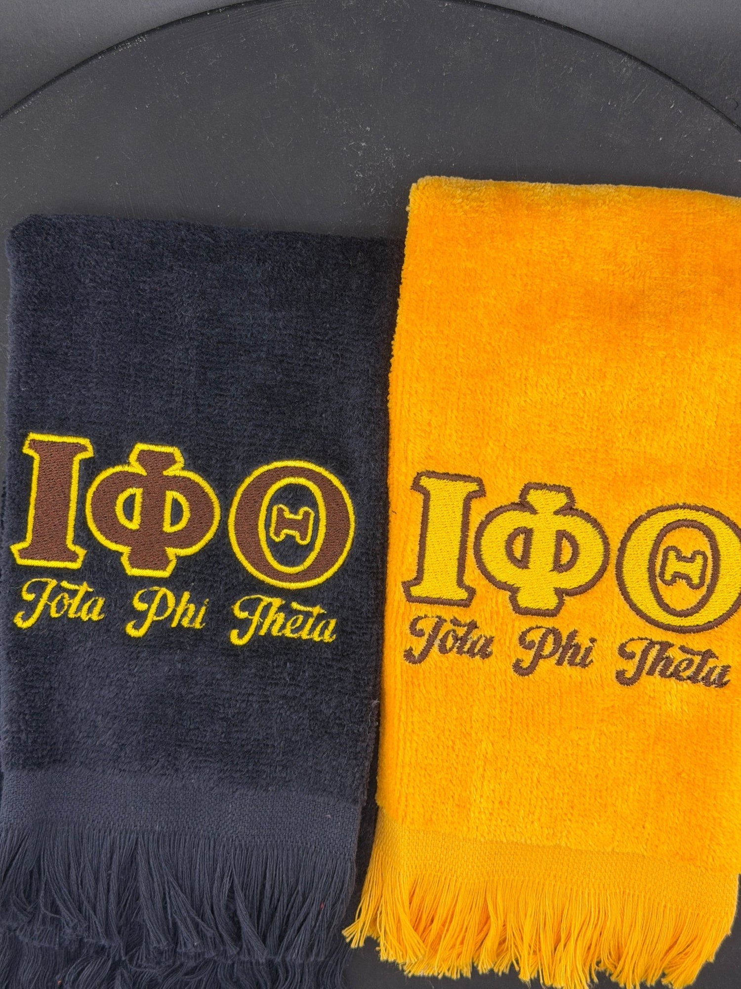 Iota Phi Theta Letters Series Embroidered Towel - West & Remount Custom Apparel
