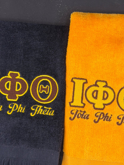 Iota Phi Theta Letters Series Embroidered Towel - West & Remount Custom Apparel