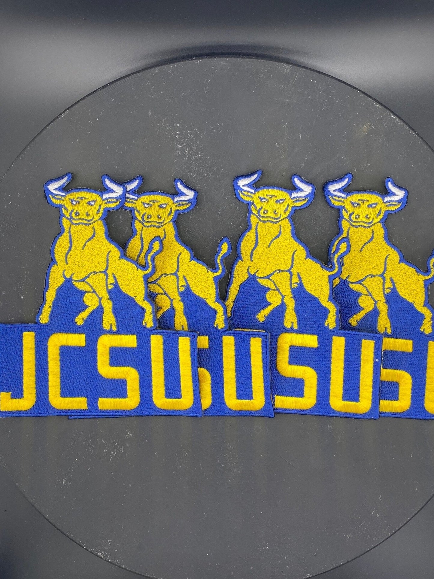 JCSU Golden Bull Iron - On Patch  - West & Remount Custom Apparel