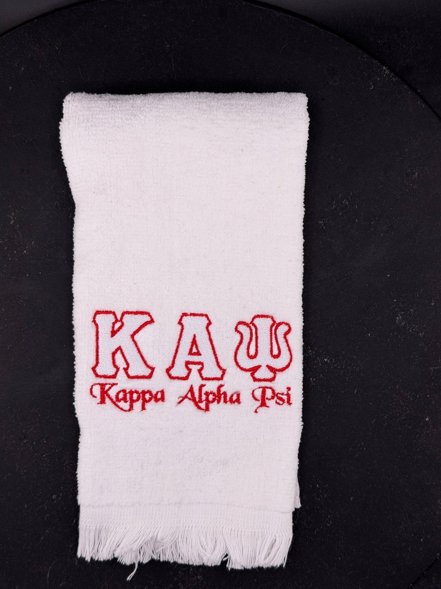 Kappa Alpha Psi Letters Series Embroidered Towel - West & Remount Custom Apparel