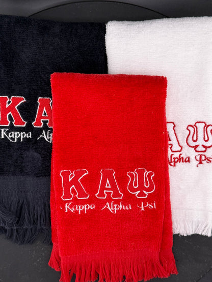 Kappa Alpha Psi Letters Series Embroidered Towel - West & Remount Custom Apparel