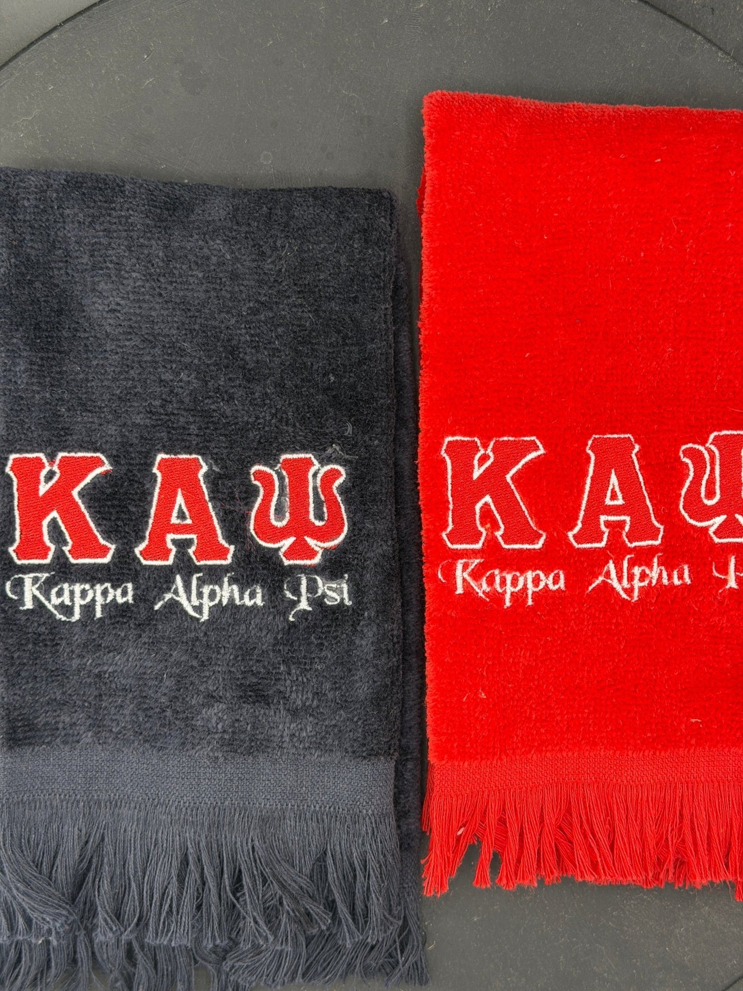 Kappa Alpha Psi Letters Series Embroidered Towel - West & Remount Custom Apparel
