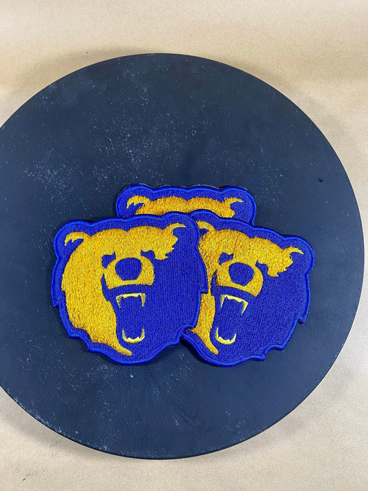 Morgan State University Iron-On Patch - HBCU Mascot in Orange and Blue - West & Remount Custom Apparel