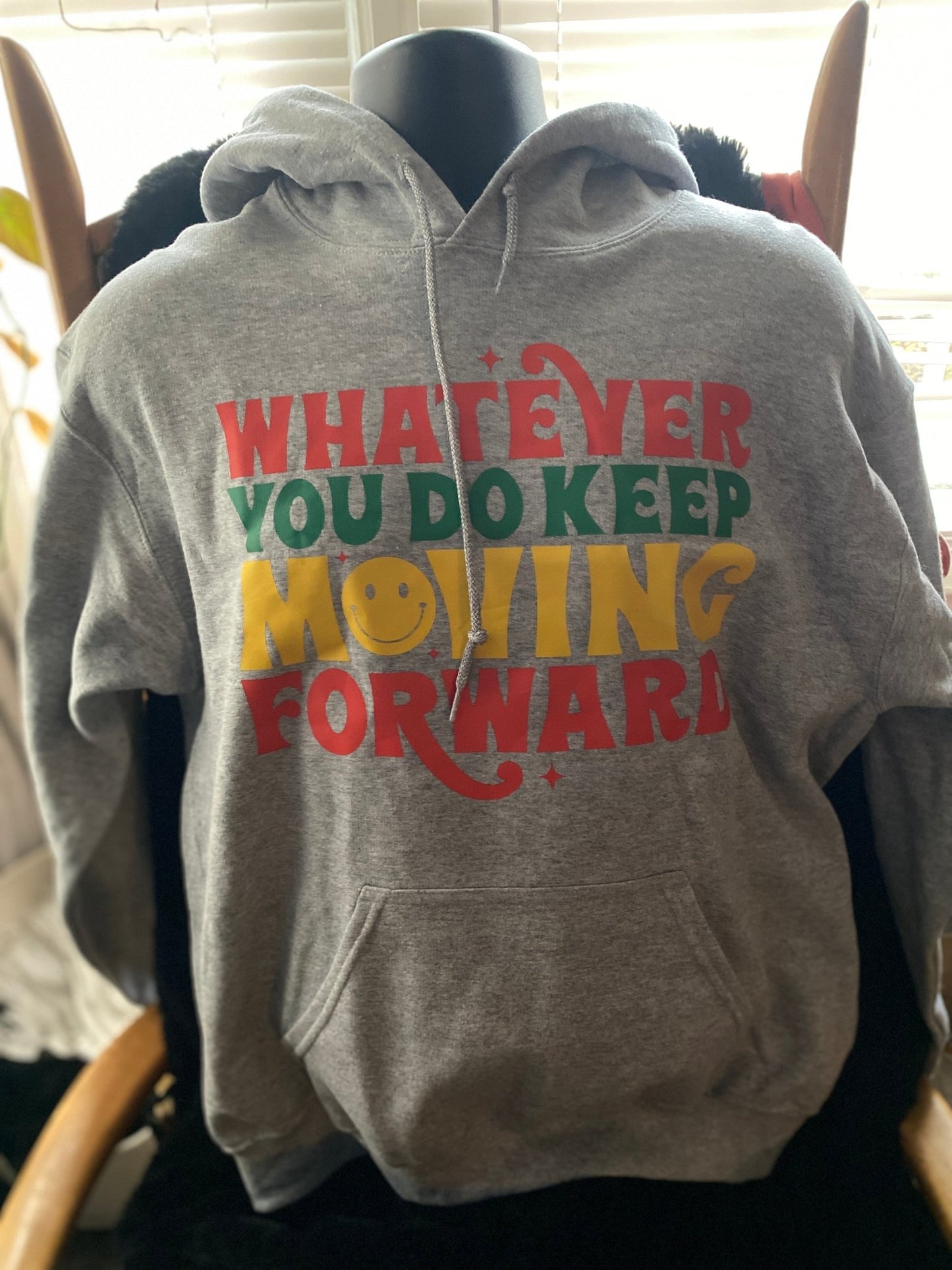 Moving Forward Protest Hoodie - West & Remount Custom Apparel