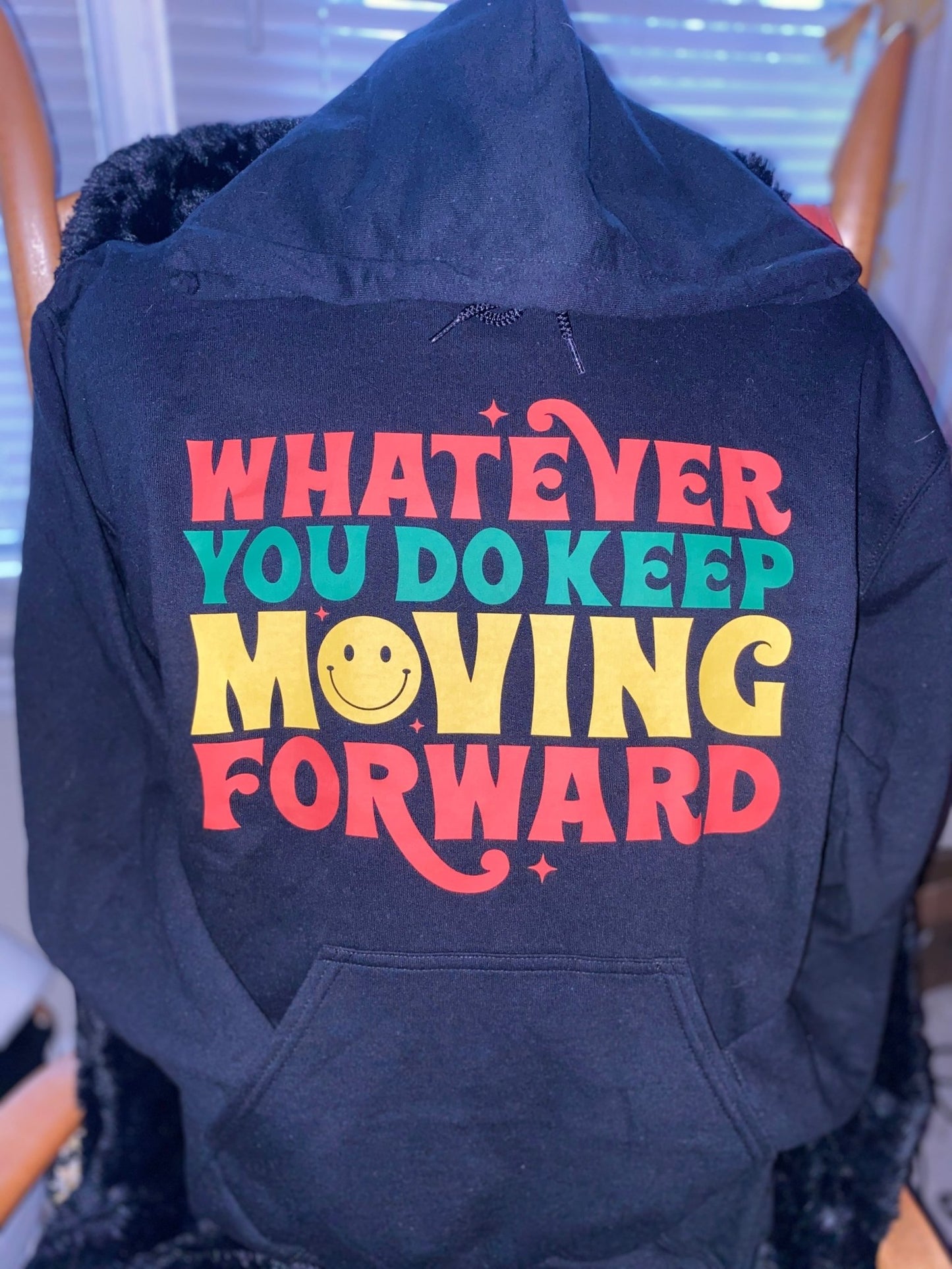 Moving Forward Protest Hoodie - West & Remount Custom Apparel