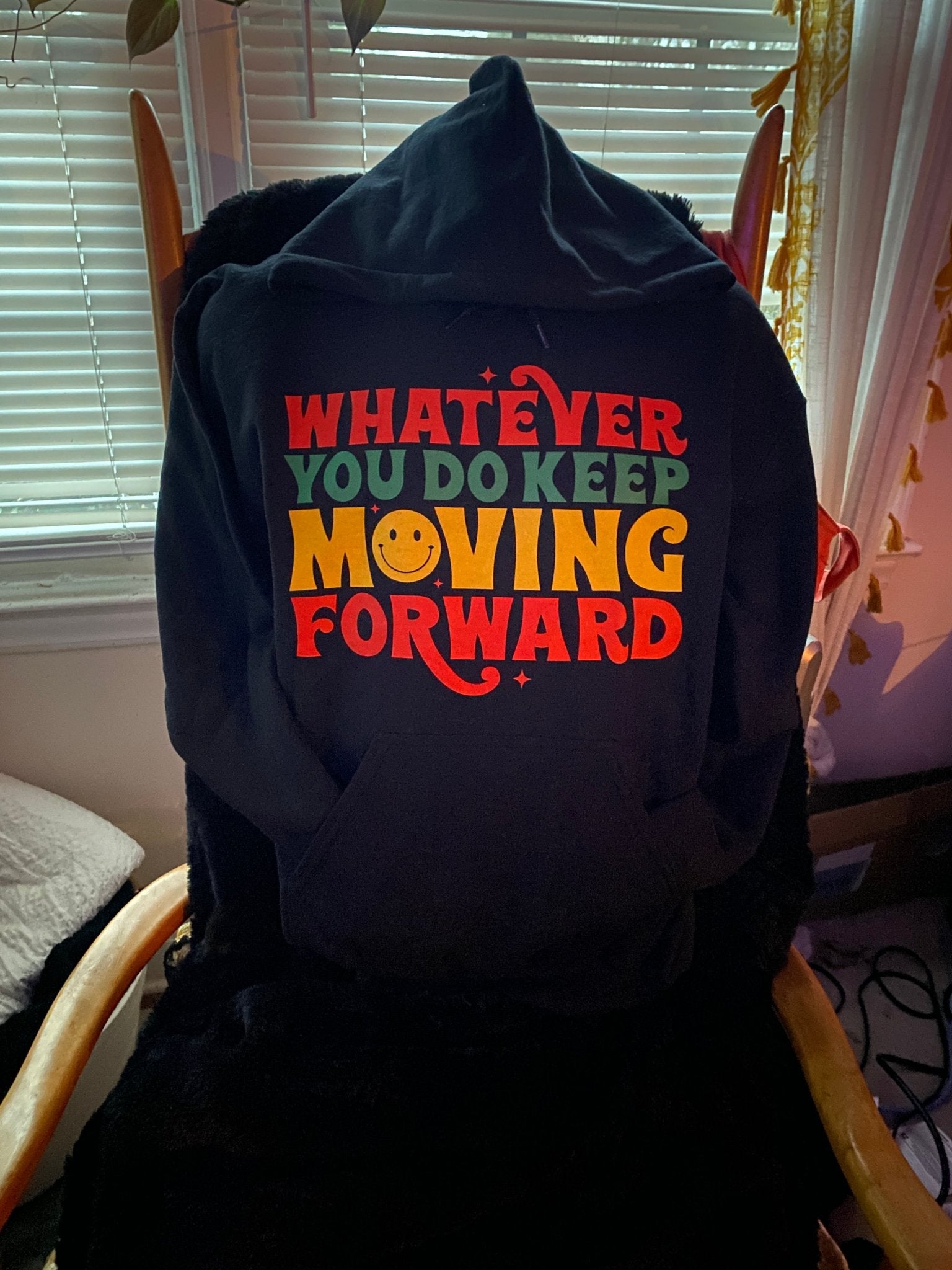 Moving Forward Protest Hoodie - West & Remount Custom Apparel