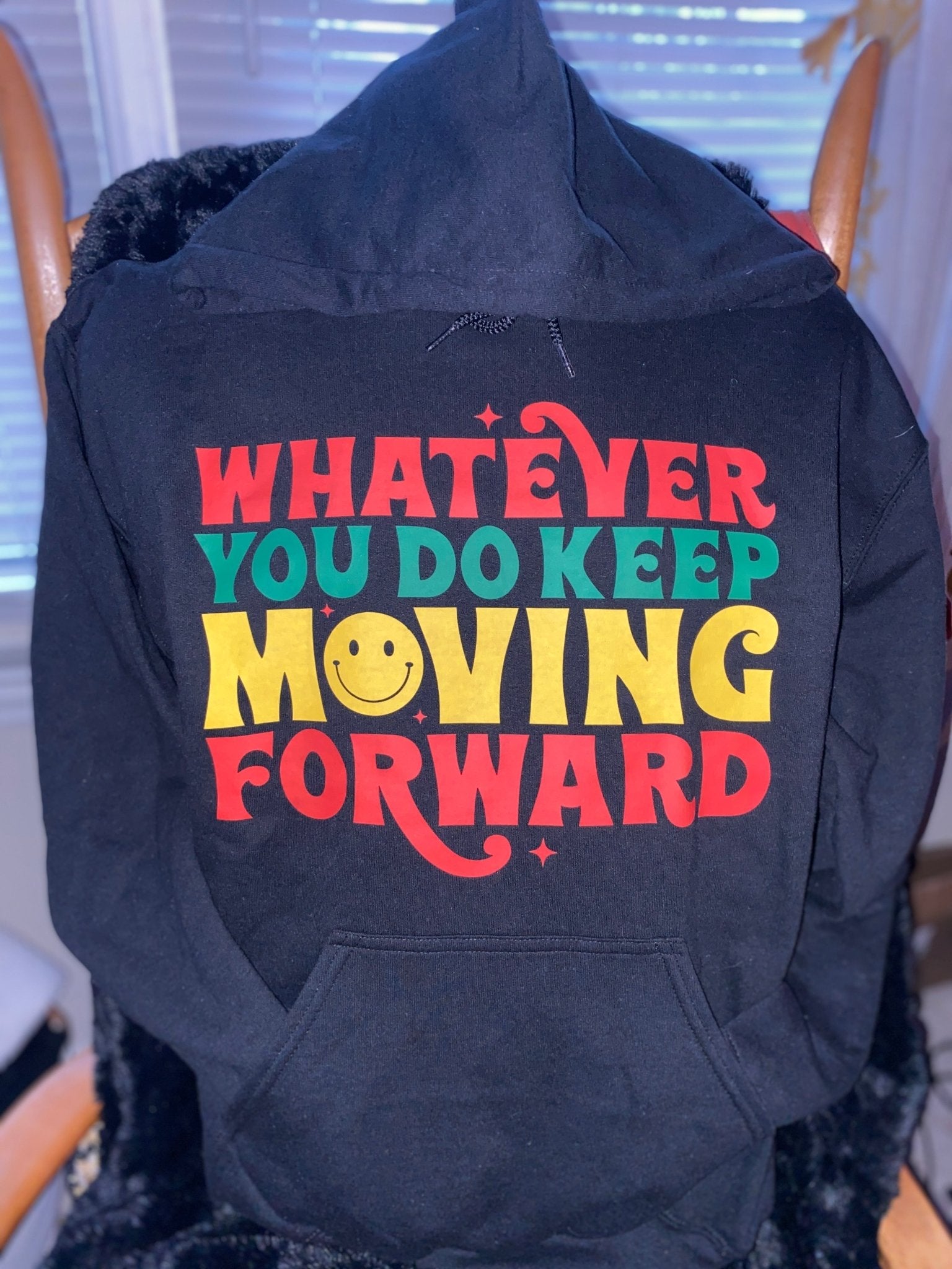 Moving Forward Protest Hoodie - West & Remount Custom Apparel