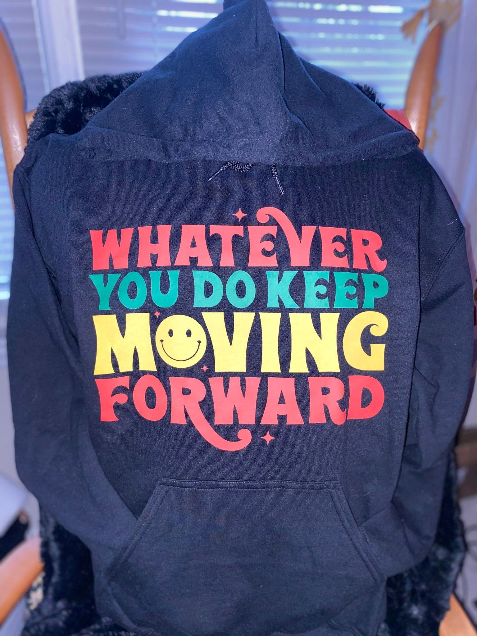 Moving Forward Protest Hoodie - West & Remount Custom Apparel