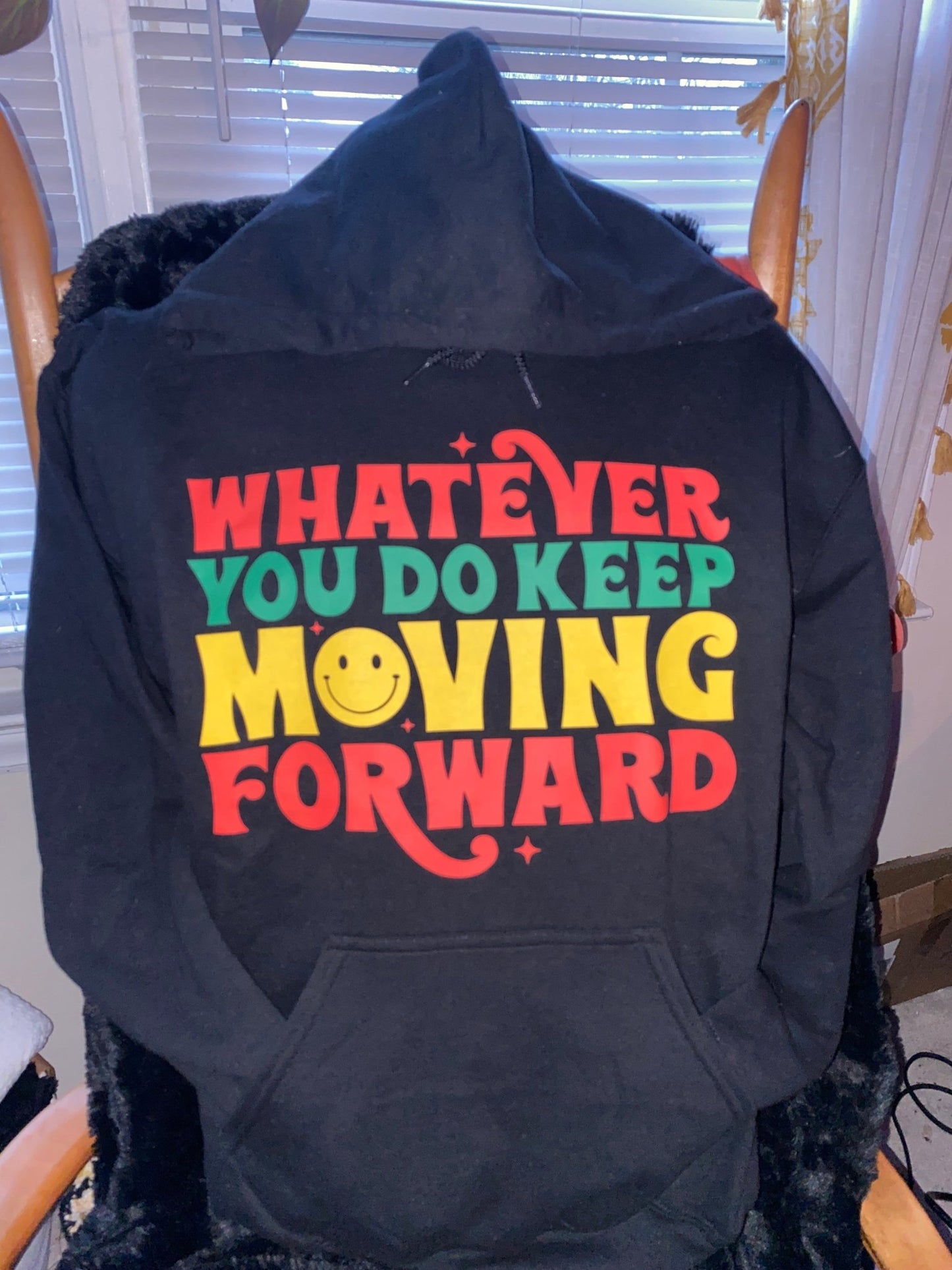 Moving Forward Protest Hoodie - West & Remount Custom Apparel
