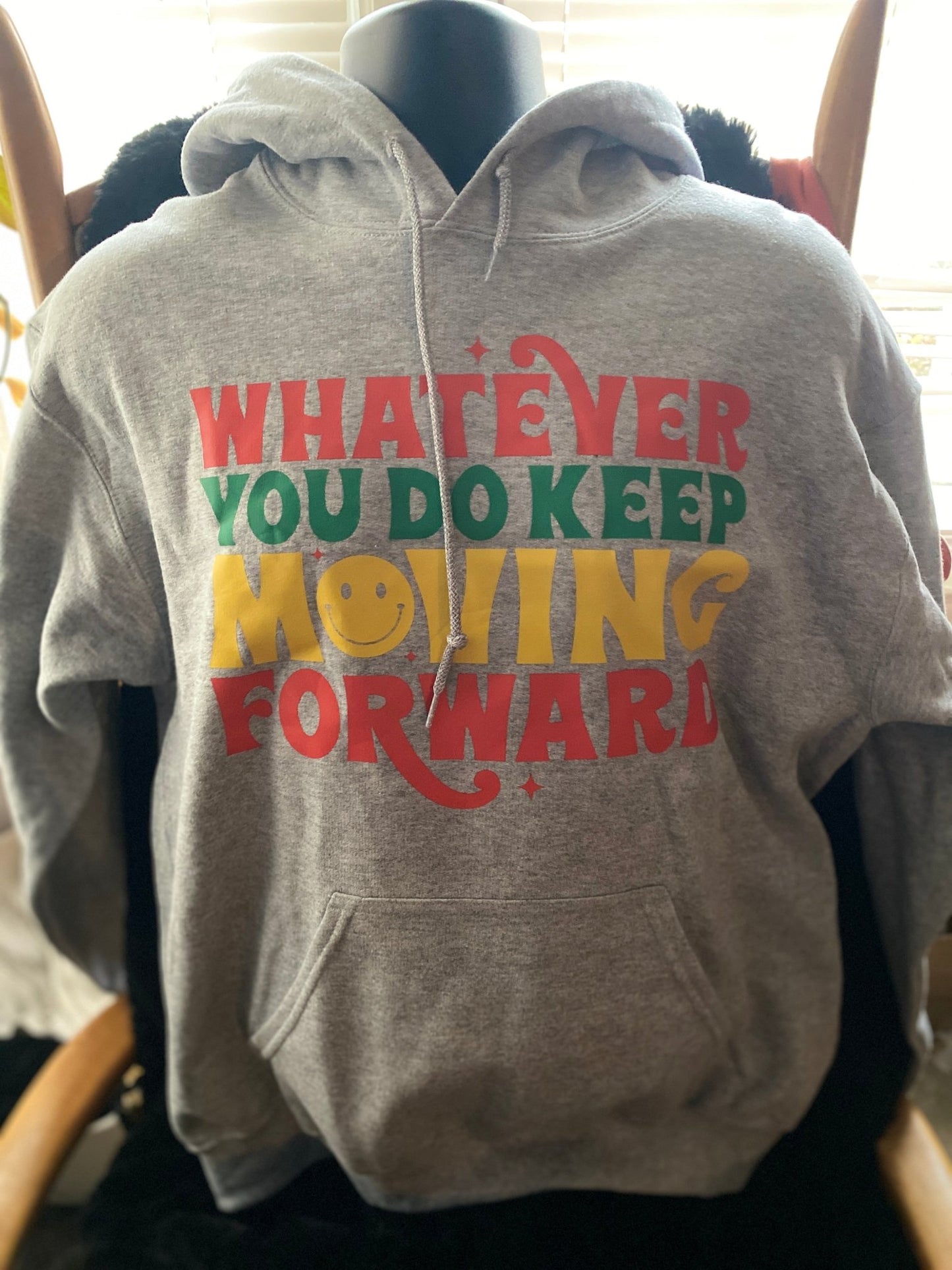 Moving Forward Protest Hoodie - West & Remount Custom Apparel