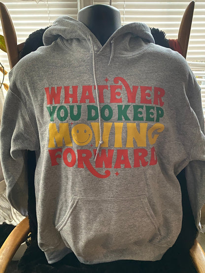 Moving Forward Protest Hoodie - West & Remount Custom Apparel