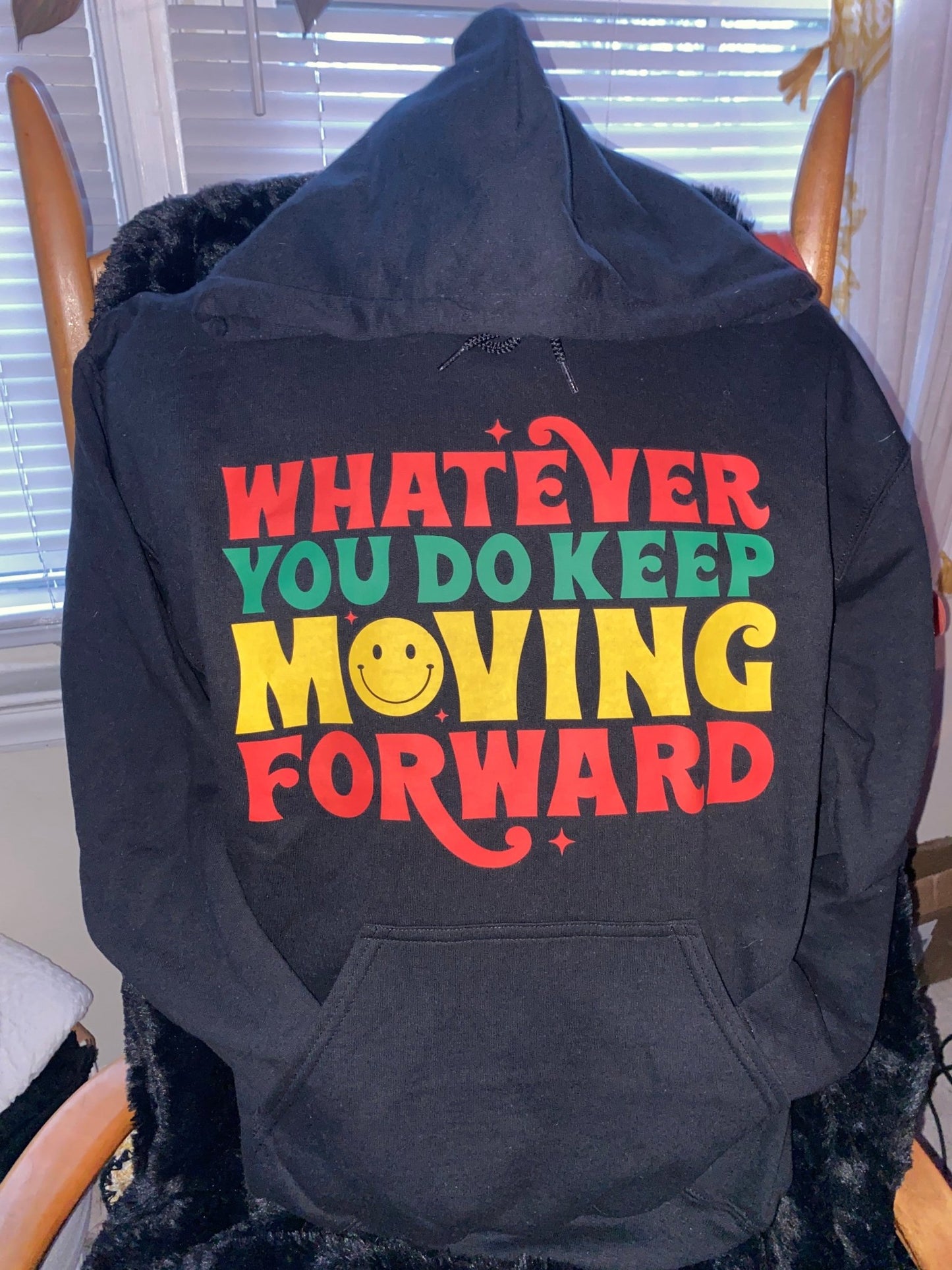 Moving Forward Protest Hoodie - West & Remount Custom Apparel