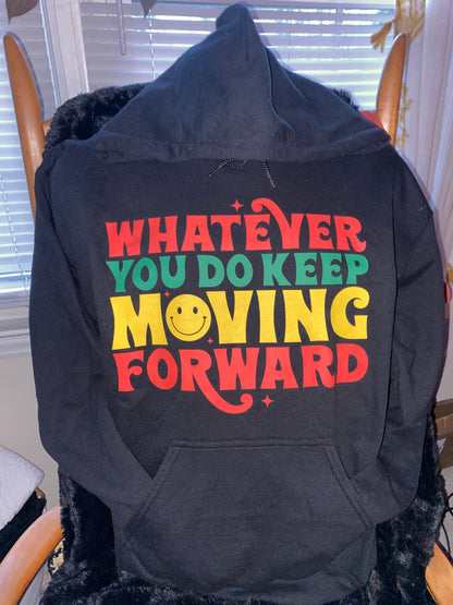 Moving Forward Protest Hoodie - West & Remount Custom Apparel