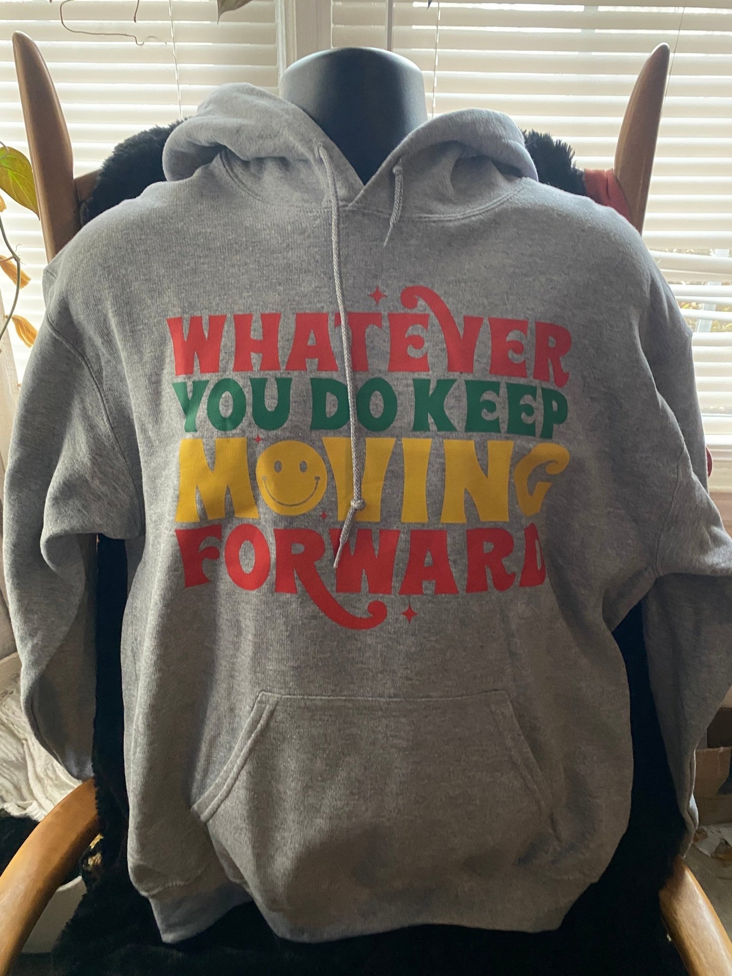 Moving Forward Protest Hoodie - West & Remount Custom Apparel