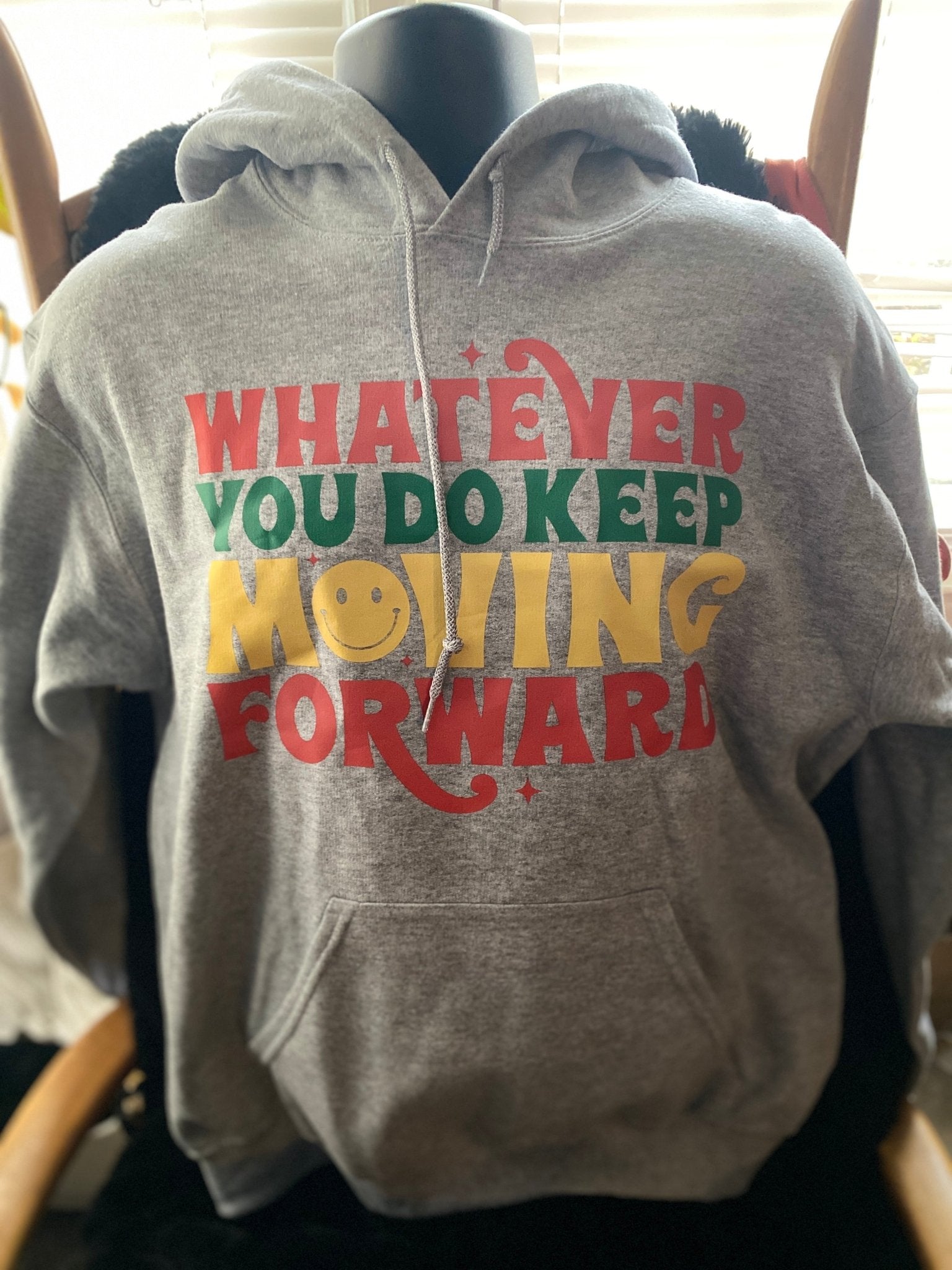 Moving Forward Protest Hoodie - West & Remount Custom Apparel