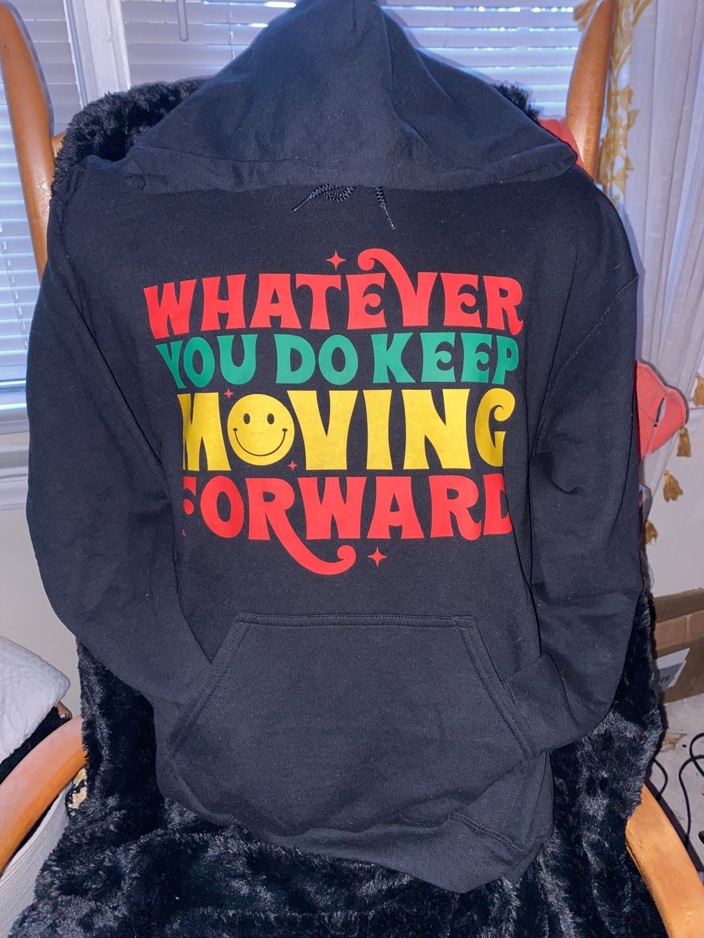 Moving Forward Protest Hoodie - West & Remount Custom Apparel