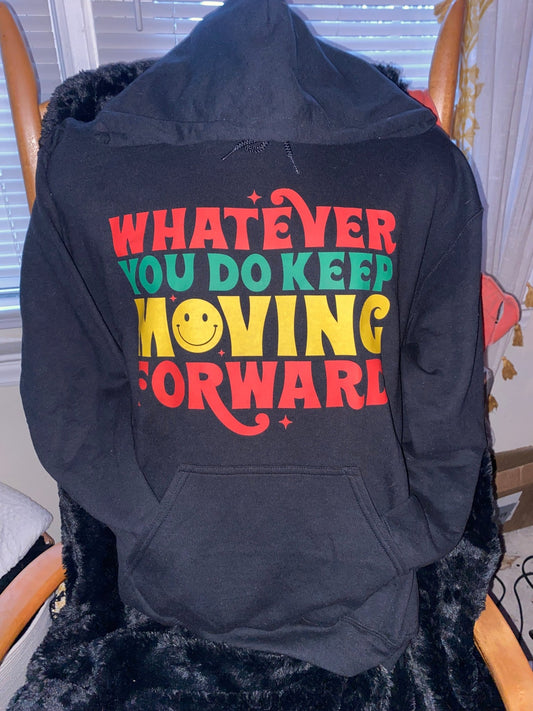 Moving Forward Protest Hoodie - West & Remount Custom Apparel