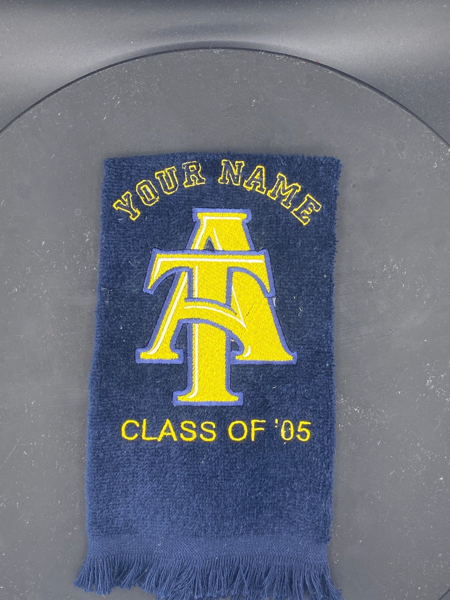 North Carolina A&T Leisure Luxe Towel – Intertwined A&T Logo - West & Remount Custom Apparel