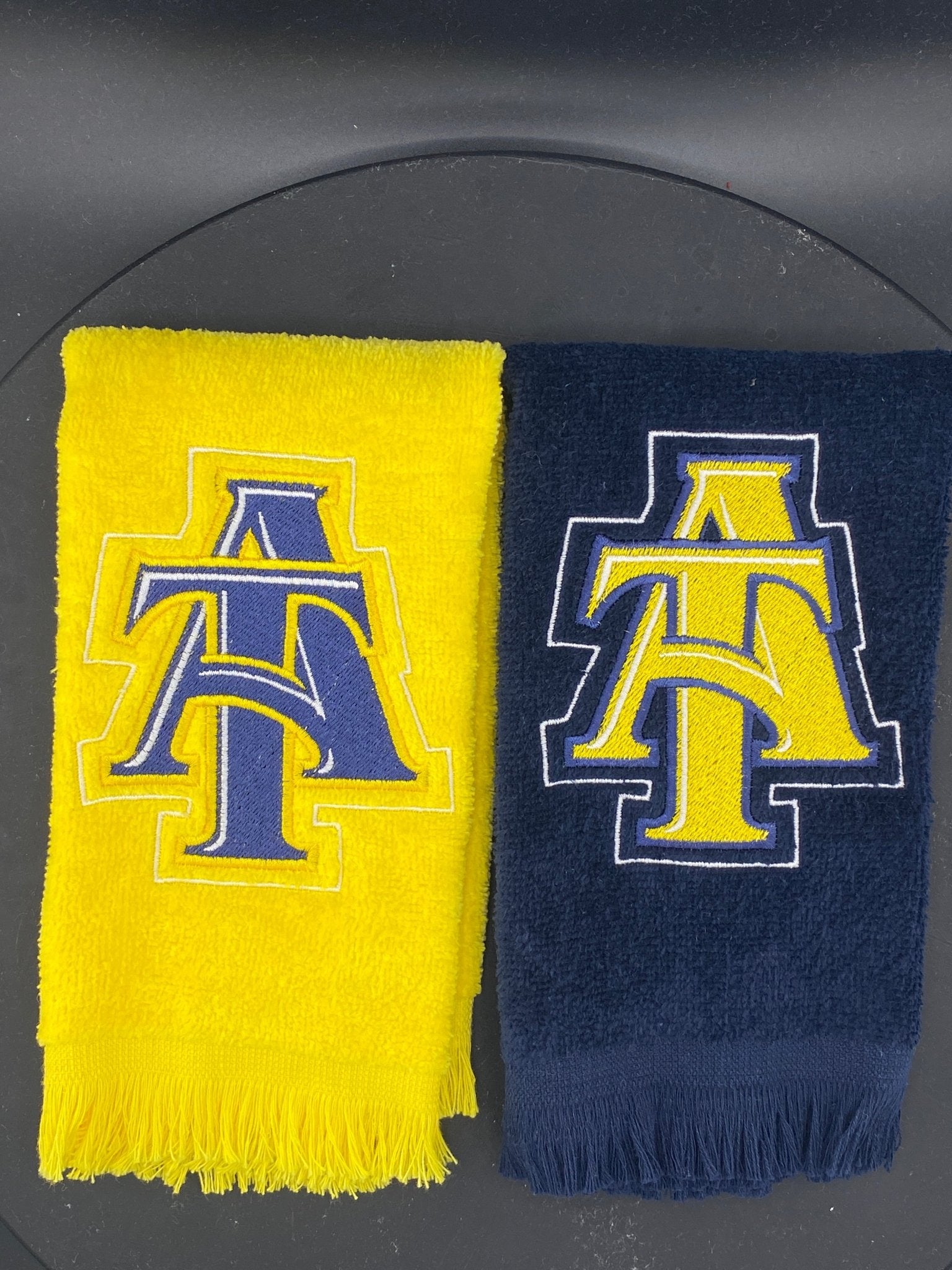 North Carolina A&T Leisure Luxe Towel – Intertwined A&T Logo - West & Remount Custom Apparel