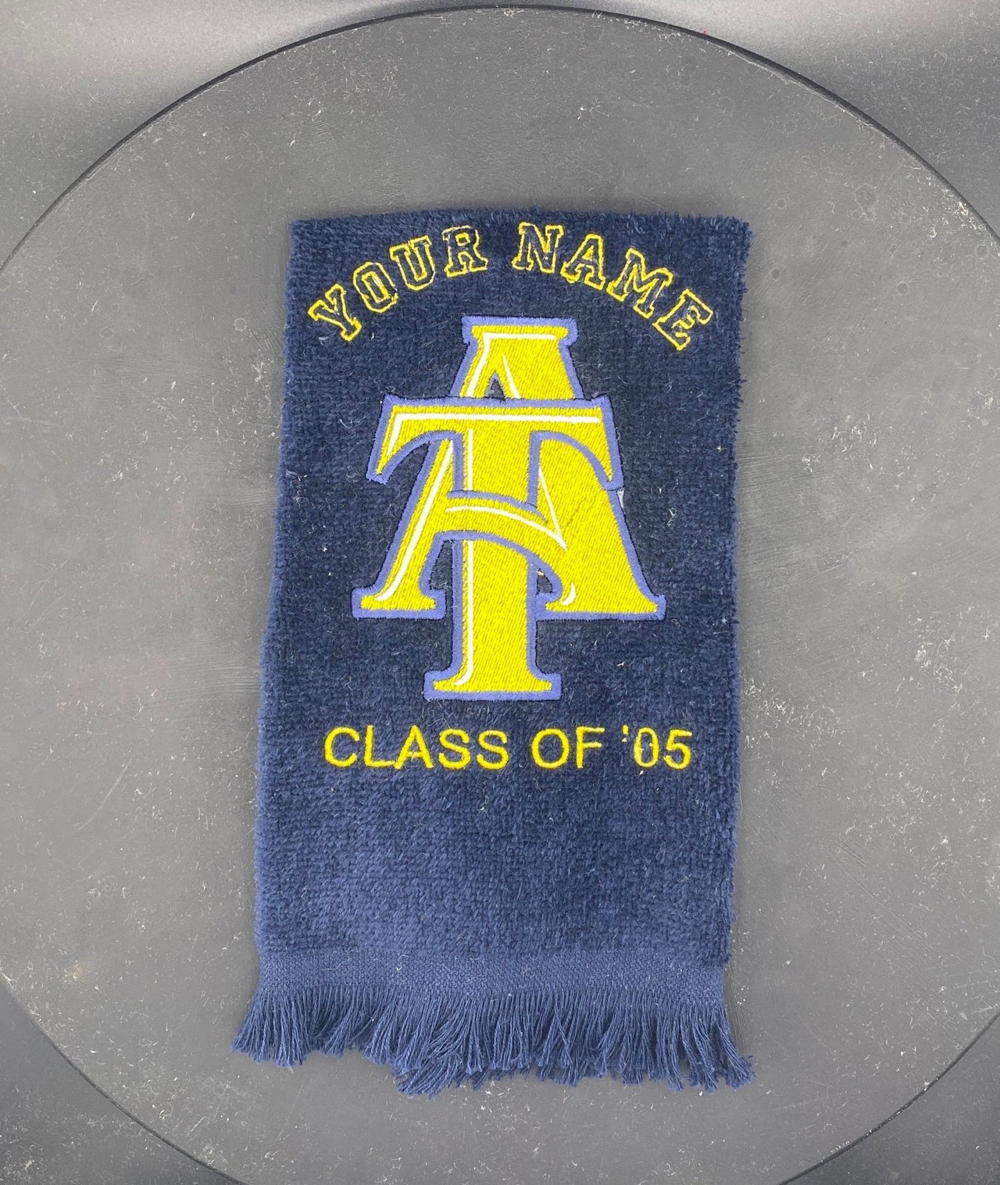 North Carolina A&T Leisure Luxe Towel – Intertwined A&T Logo - West & Remount Custom Apparel