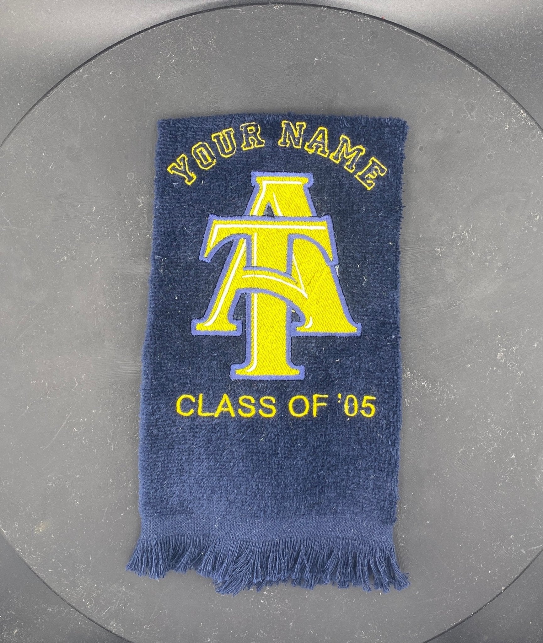 North Carolina A&T Leisure Luxe Towel – Intertwined A&T Logo - West & Remount Custom Apparel