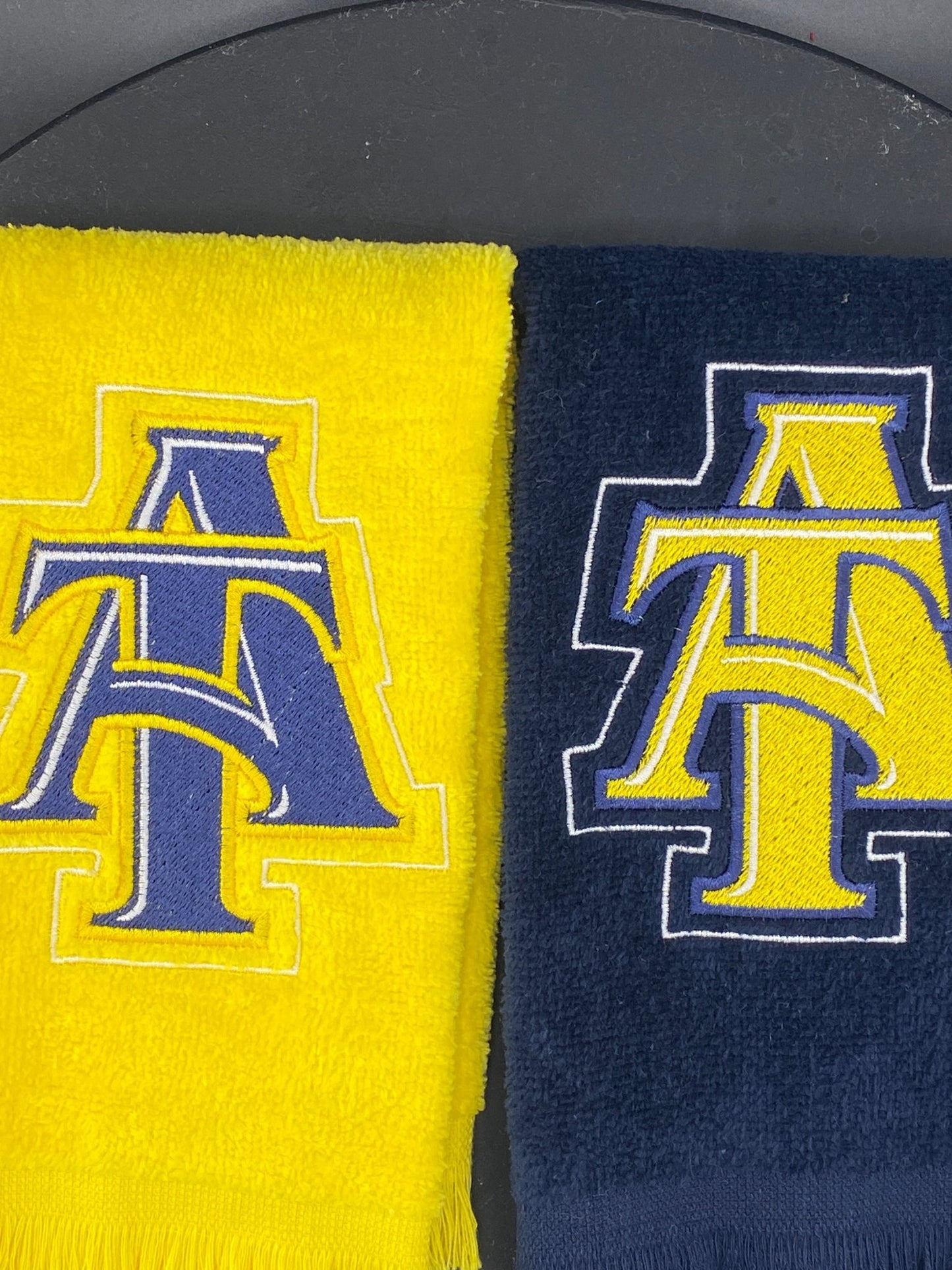 North Carolina A&T Leisure Luxe Towel – Intertwined A&T Logo - West & Remount Custom Apparel