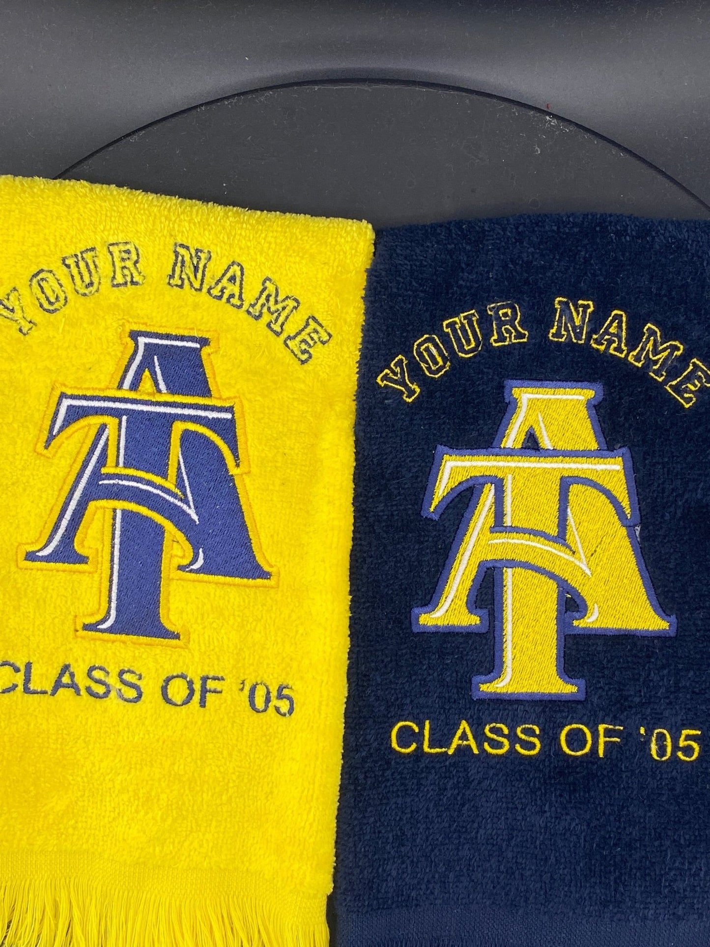 North Carolina A&T Leisure Luxe Towel – Intertwined A&T Logo - West & Remount Custom Apparel