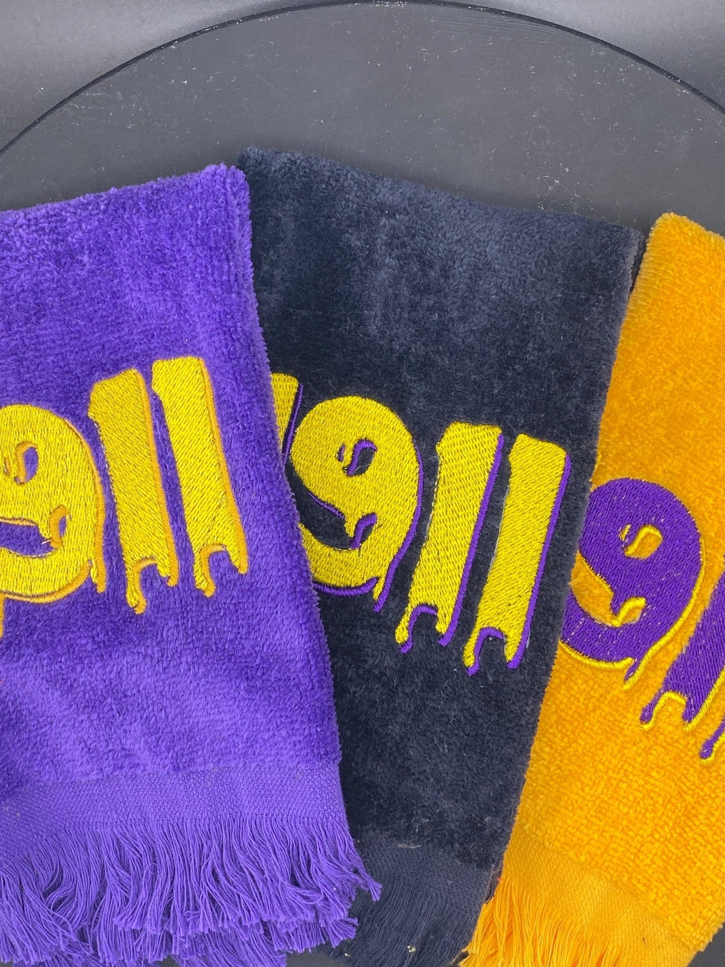Omega Psi Phi Towel – Embroidered Que Gift for Probate, Step Shows & Events | Divine 9 Drip - West & Remount Custom Apparel