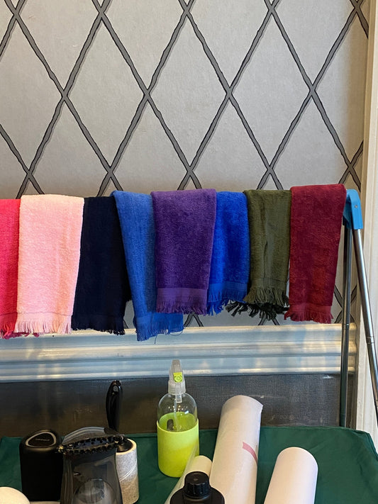 Personalized Embroidered Towels | On - Site Event Customization - West & Remount Custom Apparel