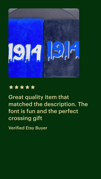 Phi Beta Sigma Towel – Embroidered Greek Paraphernalia for Probates & Step Shows | Divine 9 Drip