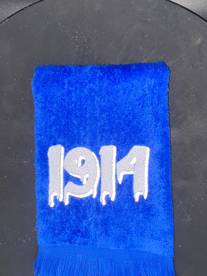Phi Beta Sigma Towel – Embroidered Greek Paraphernalia for Probates & Step Shows | Divine 9 Drip