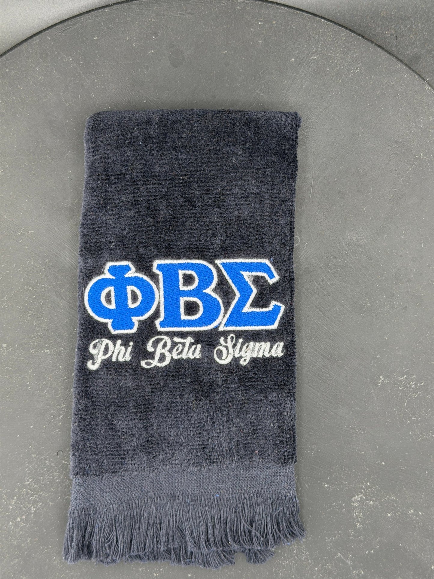 Phi Beta Sigma Letters Series Embroidered Towel - West & Remount Custom Apparel