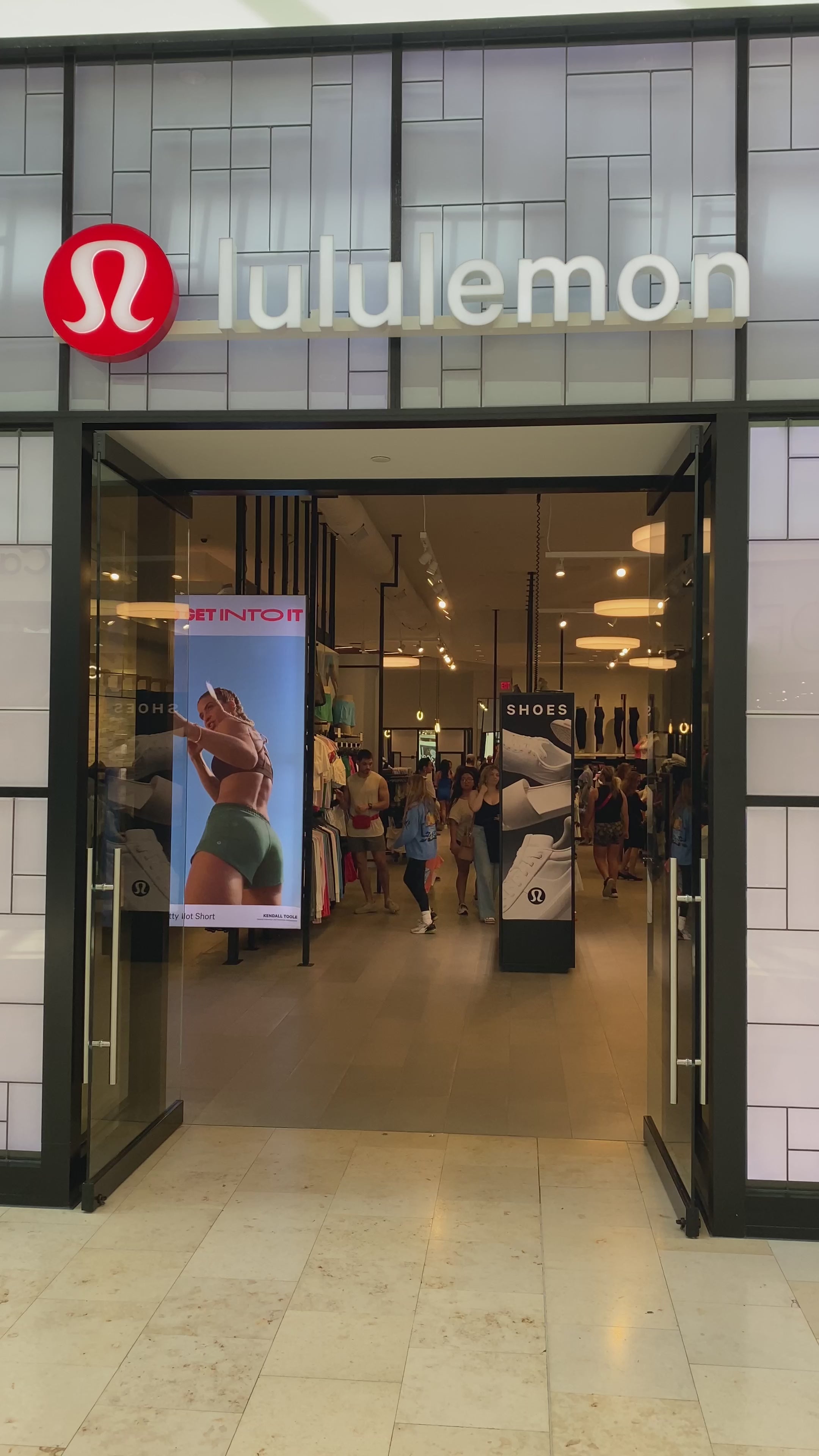 Load video: Walking into a Live Embroidery Activation at LuLuLemon in SouthPark Mall