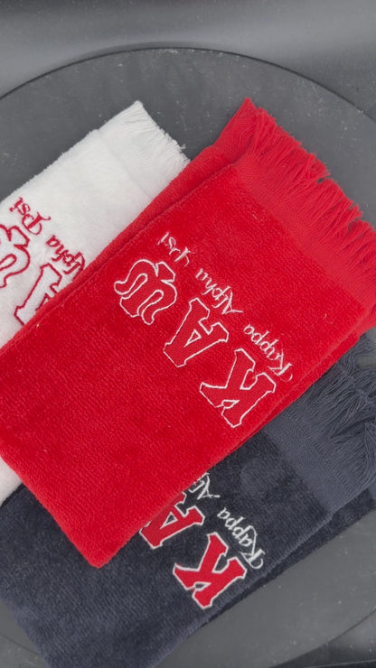 Kappa Alpha Psi Letters Series Embroidered Towel
