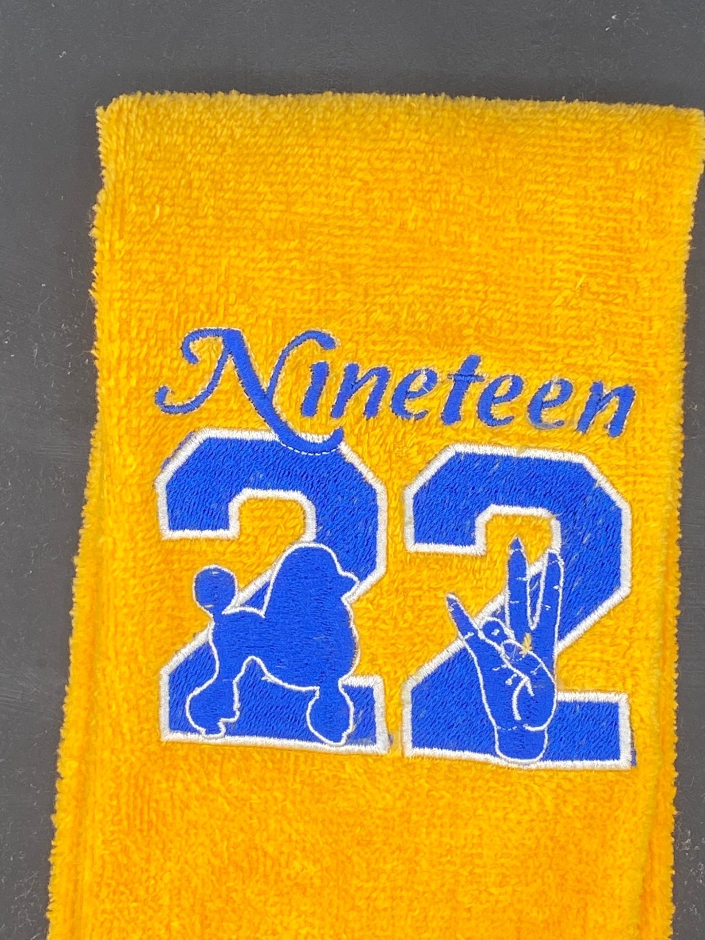 Sigma Gamma Rho Legacy Towel – Greek Letter Embroidery - West & Remount Custom Apparel