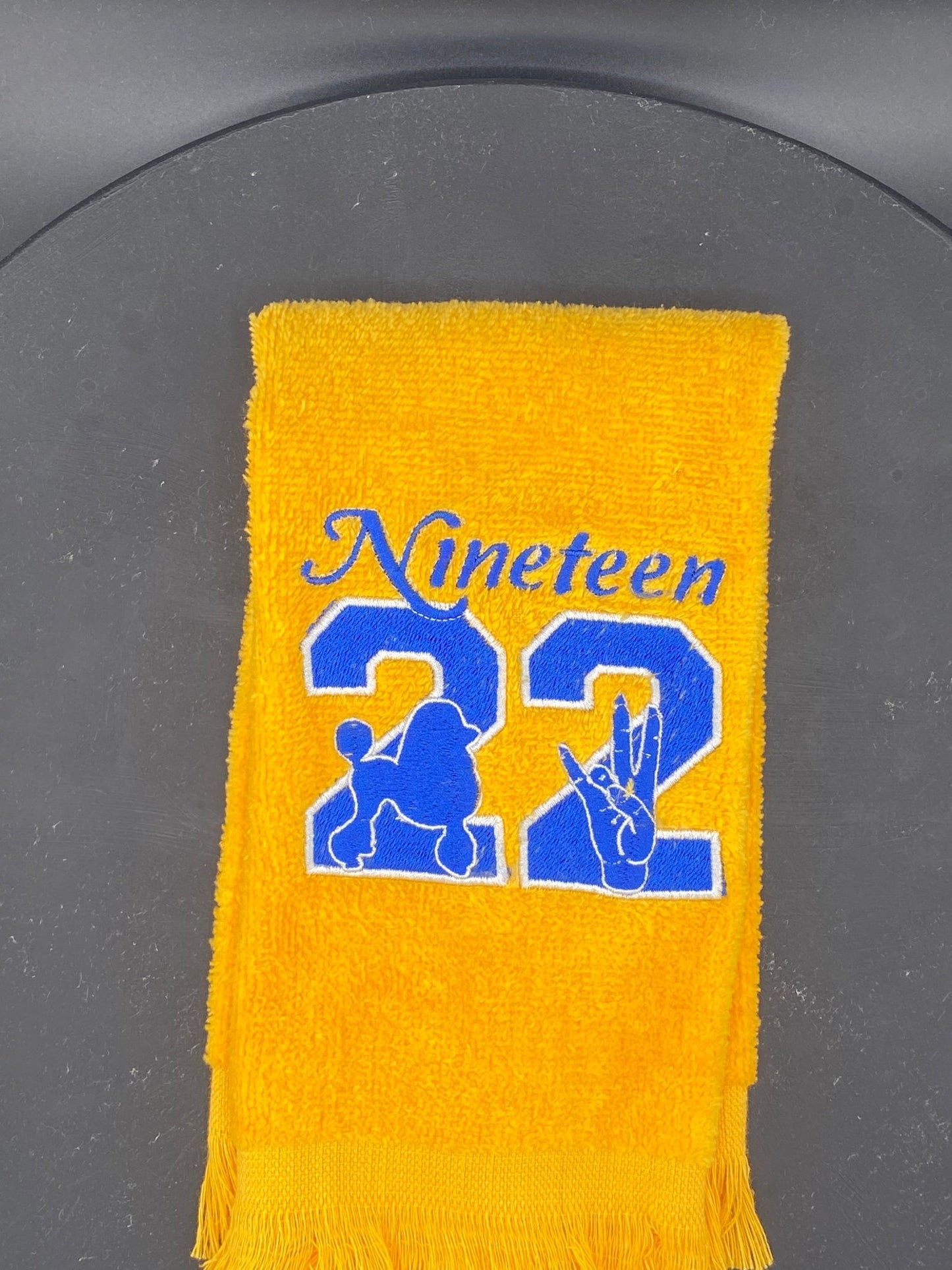Sigma Gamma Rho Legacy Towel – Greek Letter Embroidery - West & Remount Custom Apparel