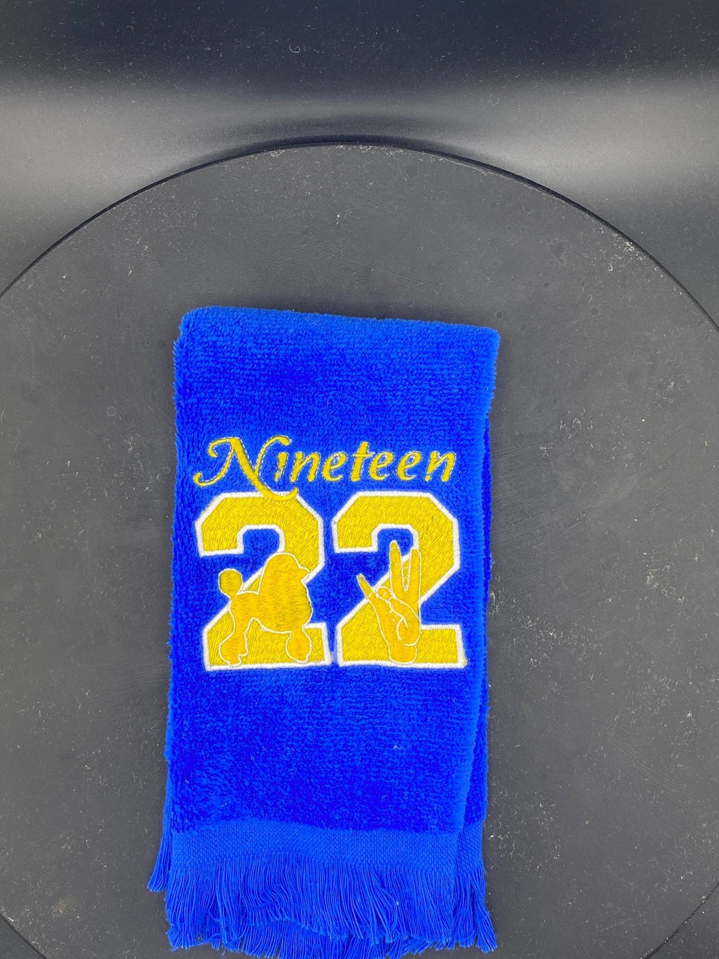 Sigma Gamma Rho Legacy Towel – Greek Letter Embroidery - West & Remount Custom Apparel