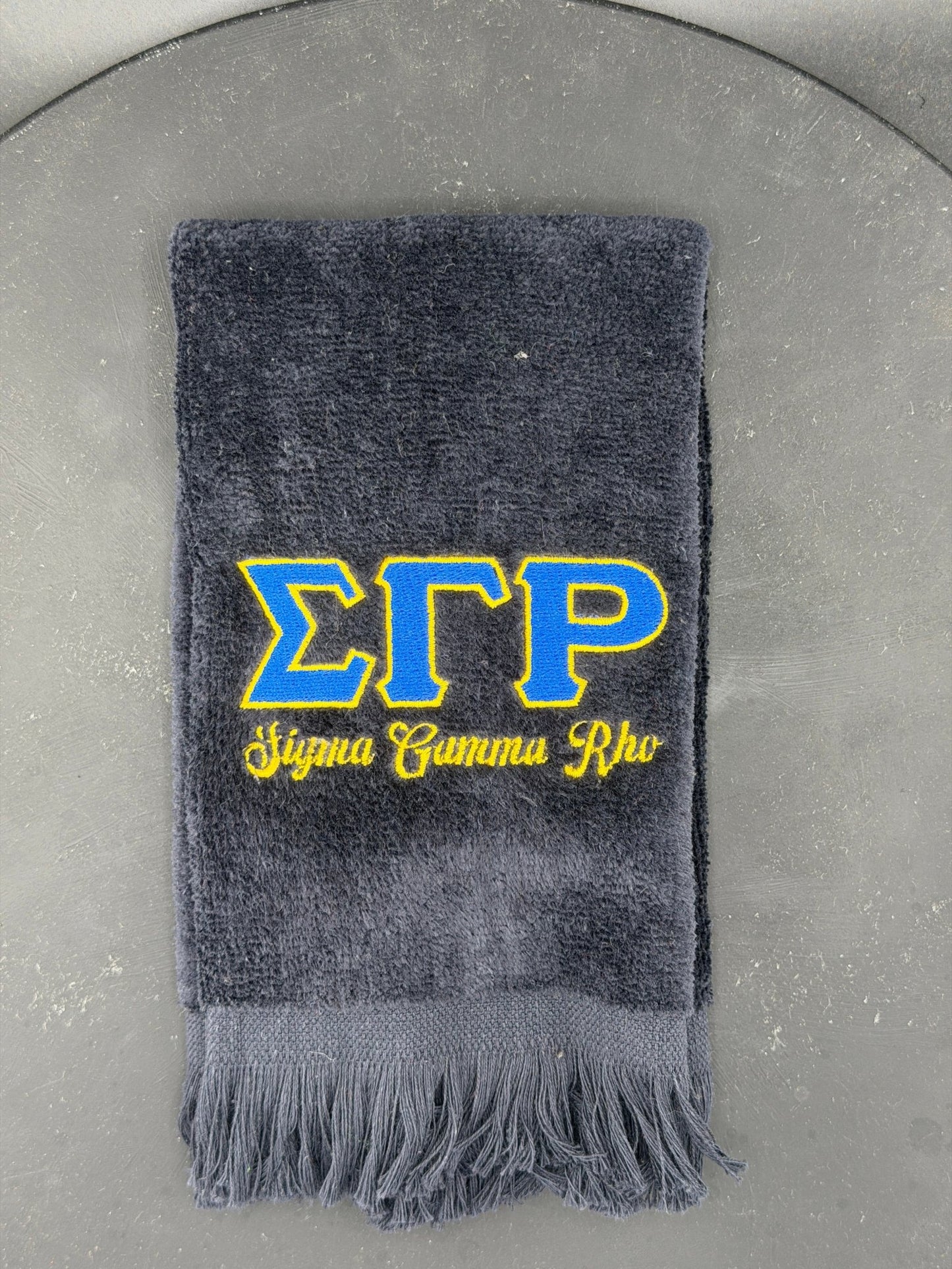 Sigma Gamma Rho Letters Series Embroidered Towel - West & Remount Custom Apparel