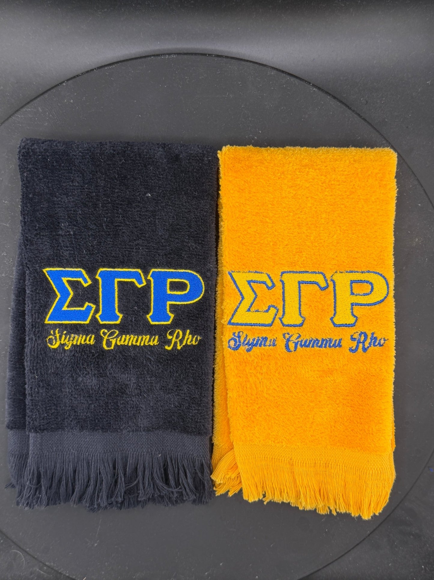 Sigma Gamma Rho Letters Series Embroidered Towel - West & Remount Custom Apparel