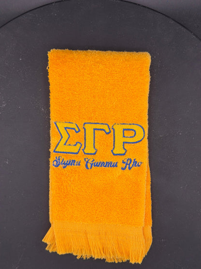 Sigma Gamma Rho Letters Series Embroidered Towel - West & Remount Custom Apparel