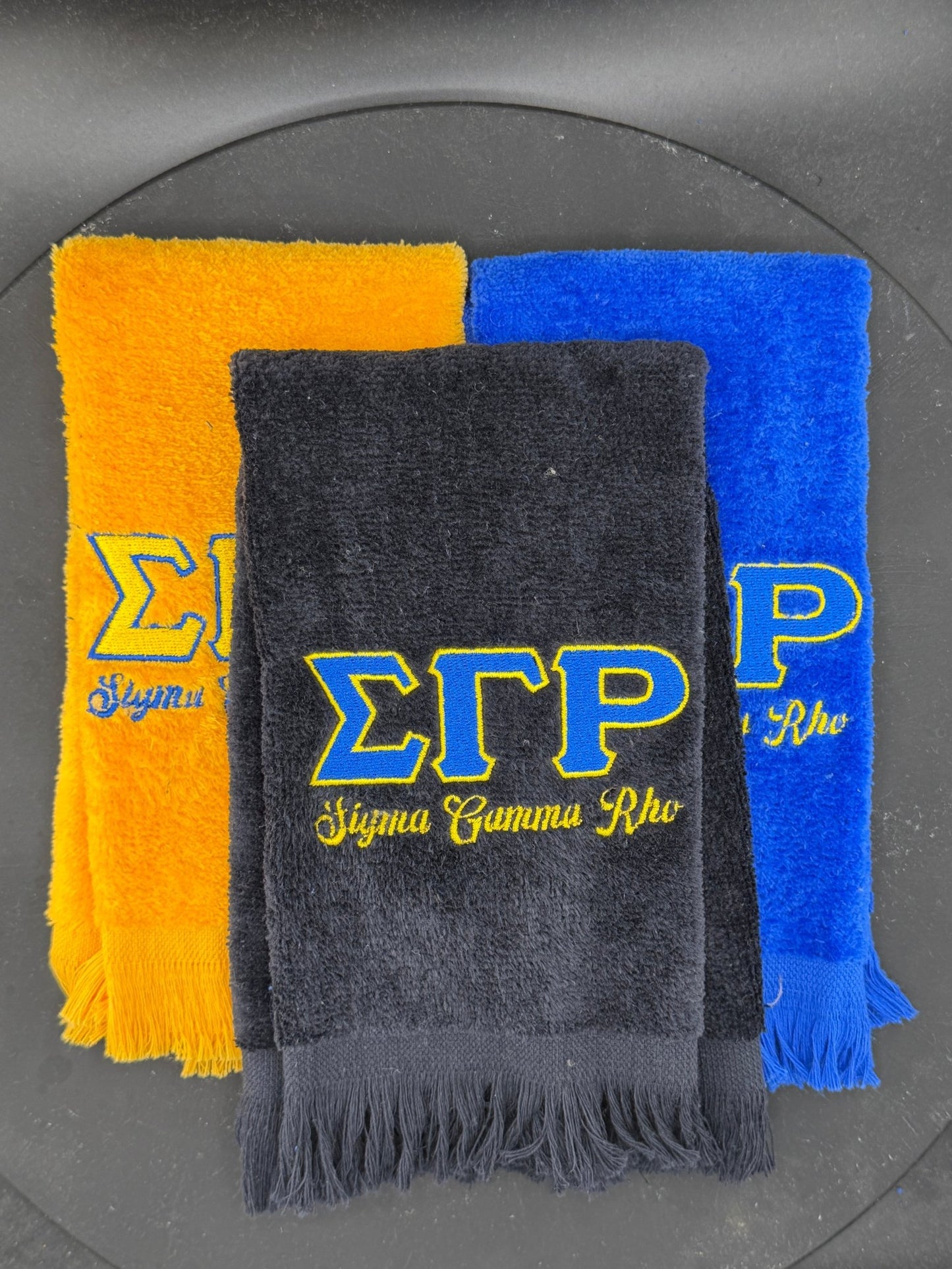 Sigma Gamma Rho Letters Series Embroidered Towel - West & Remount Custom Apparel