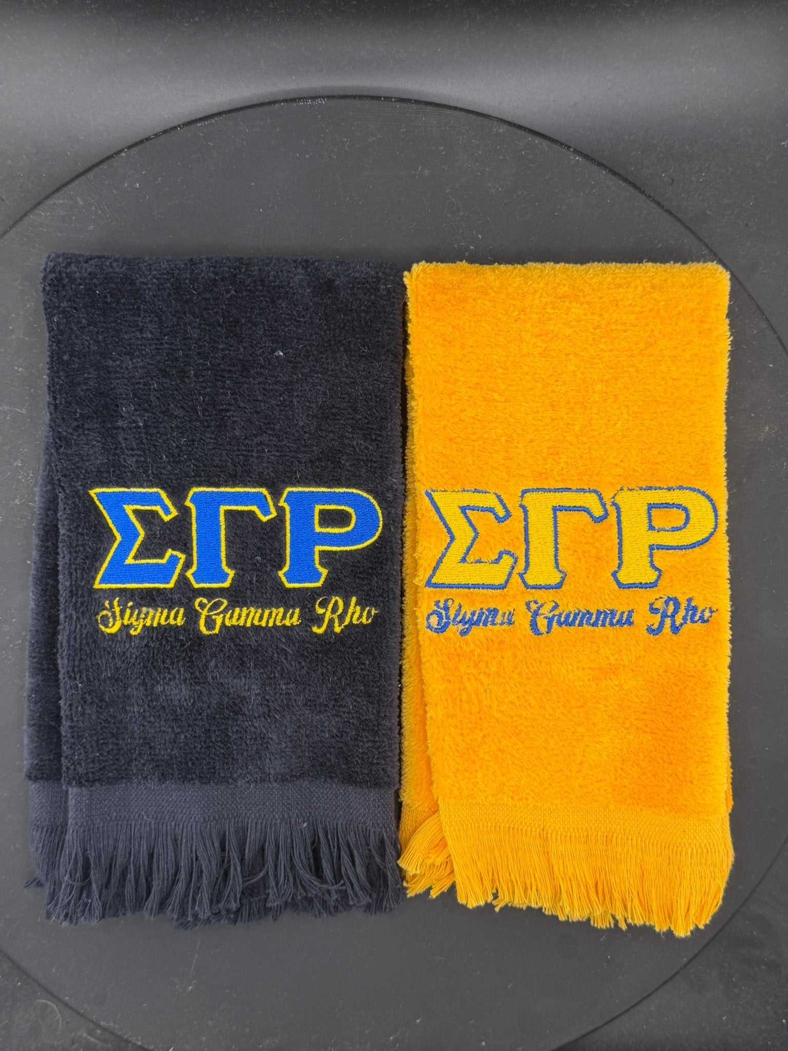 Sigma Gamma Rho Letters Series Embroidered Towel - West & Remount Custom Apparel