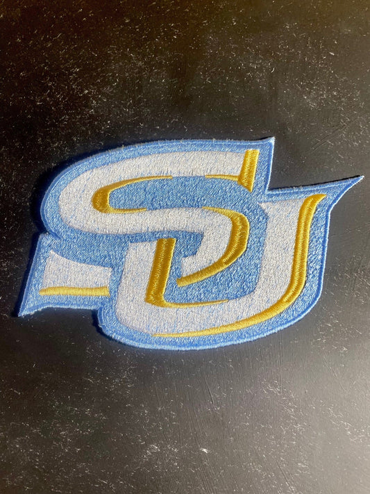Southern University Iron - On Logo Patch - 7 Inch Large - West & Remount Custom Apparel