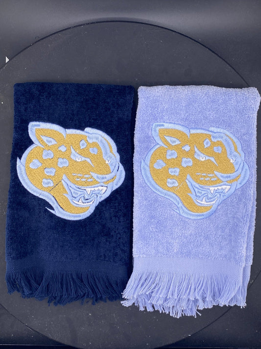 Southern University Jaguars Mascot Embroidered Towel | Jaguar Fan Towel | HBCU Alumni Gift - West & Remount Custom Apparel