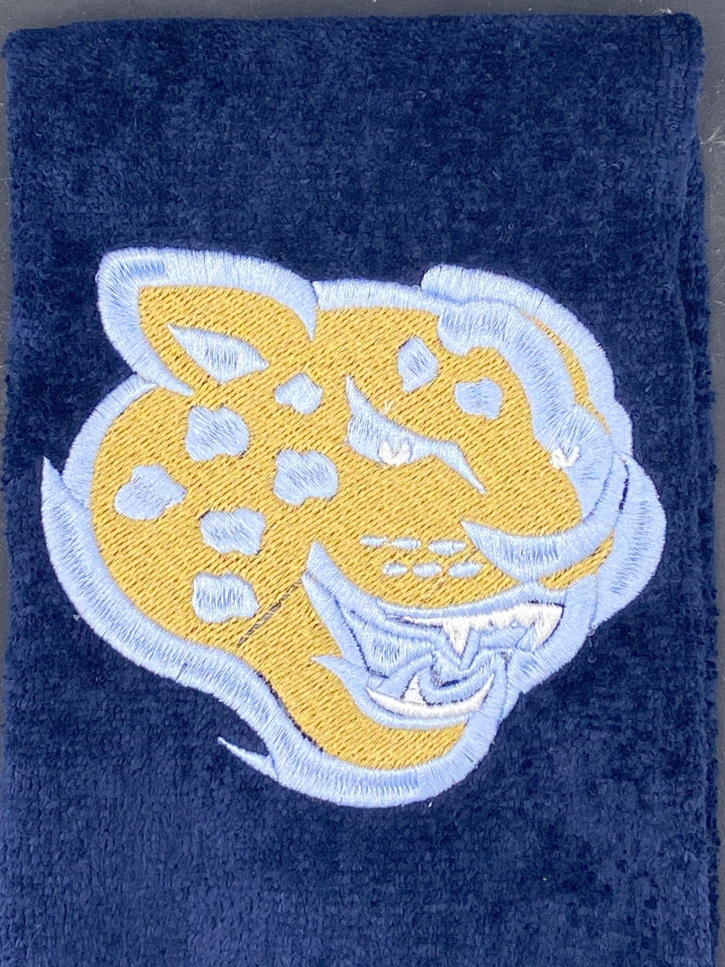 Southern University Jaguars Mascot Embroidered Towel | Jaguar Fan Towel | HBCU Alumni Gift - West & Remount Custom Apparel