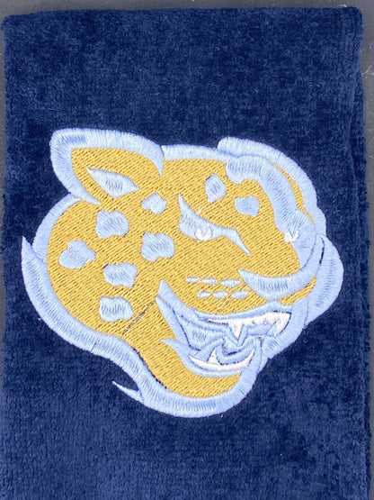 Southern University Jaguars Mascot Embroidered Towel | Jaguar Fan Towel | HBCU Alumni Gift - West & Remount Custom Apparel