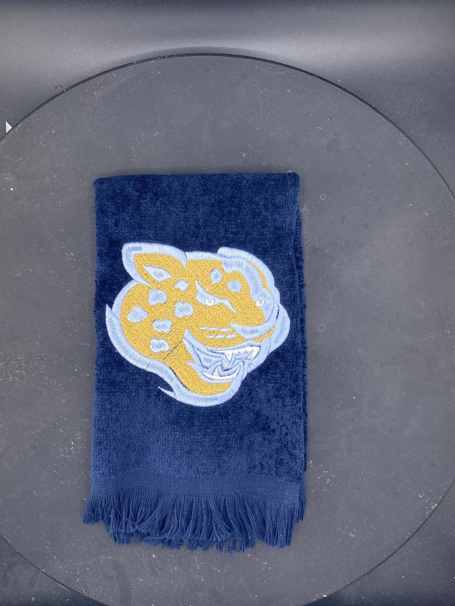 Southern University Jaguars Mascot Embroidered Towel | Jaguar Fan Towel | HBCU Alumni Gift - West & Remount Custom Apparel