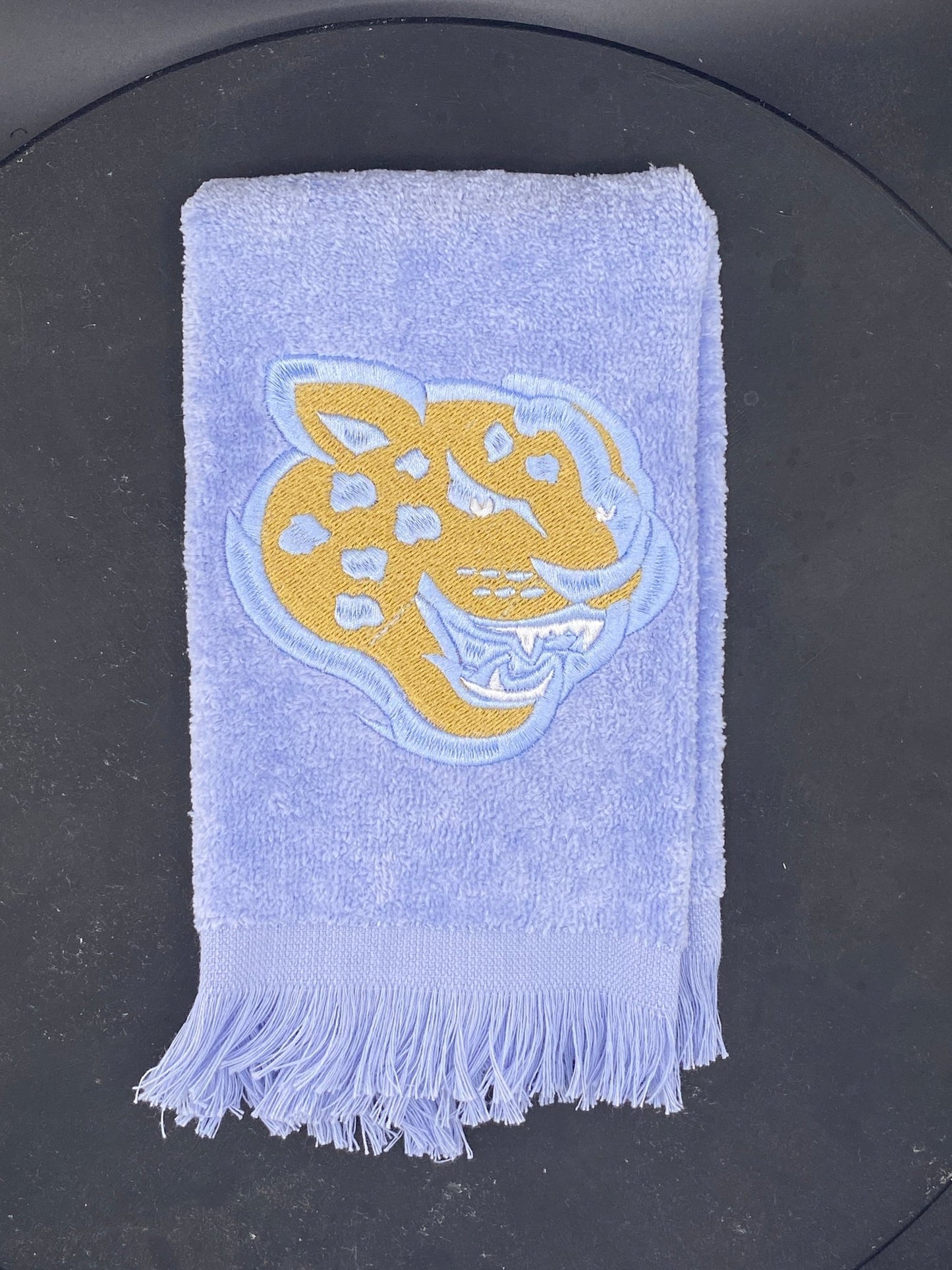 Southern University Jaguars Mascot Embroidered Towel | Jaguar Fan Towel | HBCU Alumni Gift - West & Remount Custom Apparel